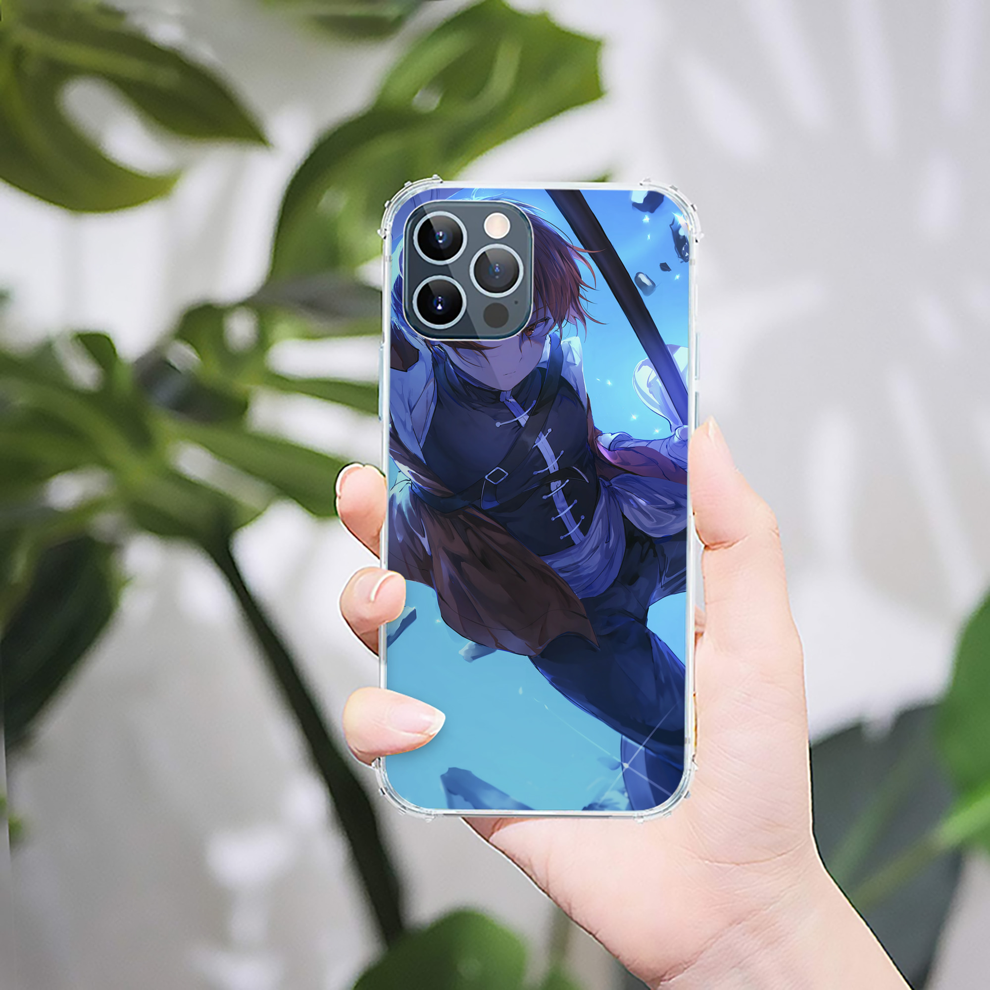 （画像用） 葬送のフリーレン Frieren 【iPhone 12シリーズ対応】透明スマホケース（クリアソフトケース）